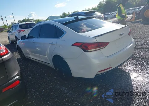 2015 Hyundai Genesis 5.0 из США, поврежденный, VIN KMHGN4JF1FU091836